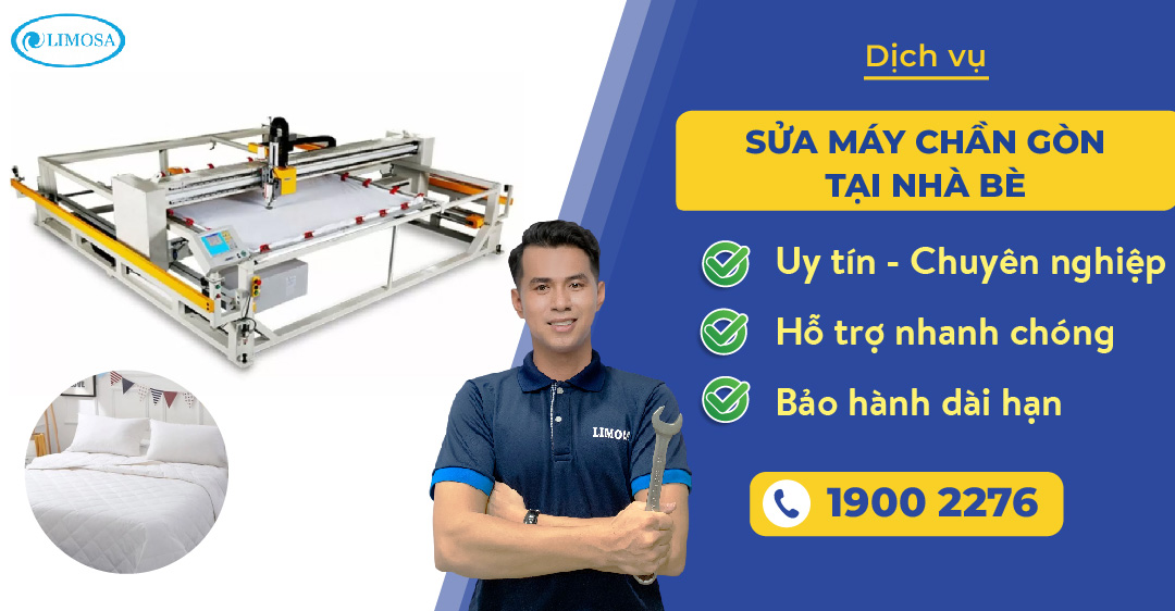 sửa máy chần gòn tại nhà bè Limosa