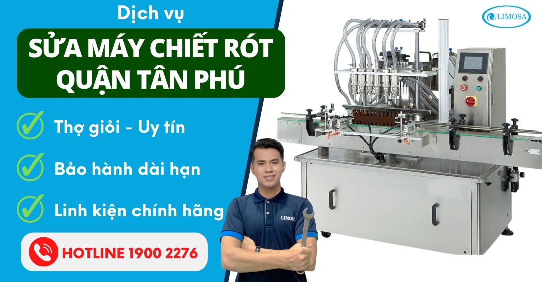 Sửa Máy Chiết Rót Quận Tân Phú Limosa