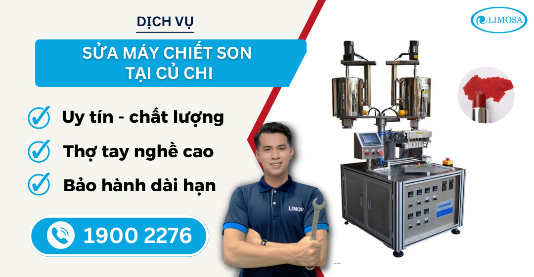 Sửa Máy Chiết Son Tại Củ Chi Limosa
