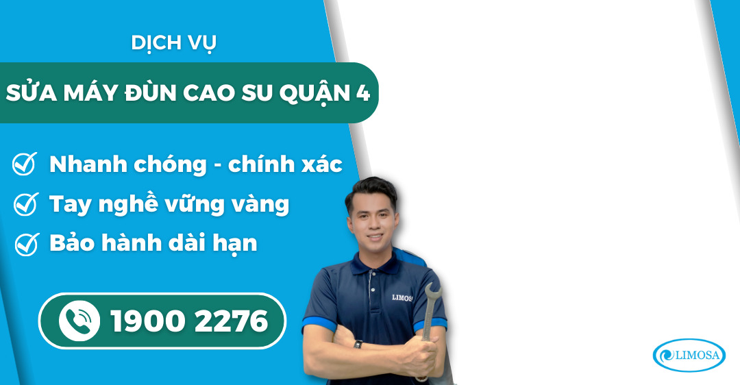 sửa máy đùn cao su quận 4 Limosa