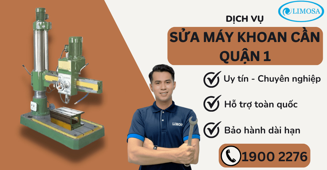 sửa máy khoan cần quận 1 limosa
