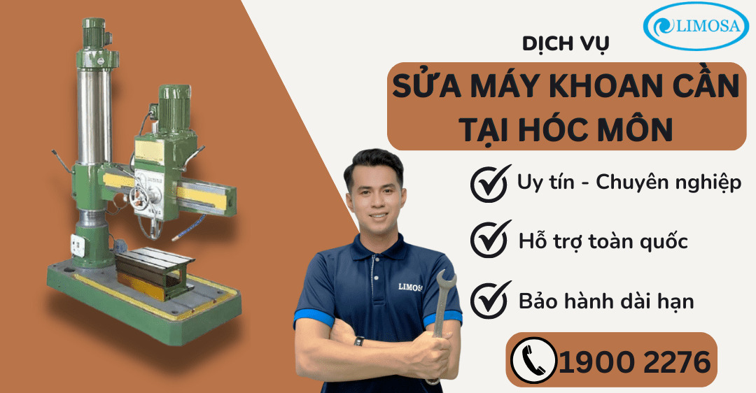 sửa máy khoan cần tại hóc môn limosa