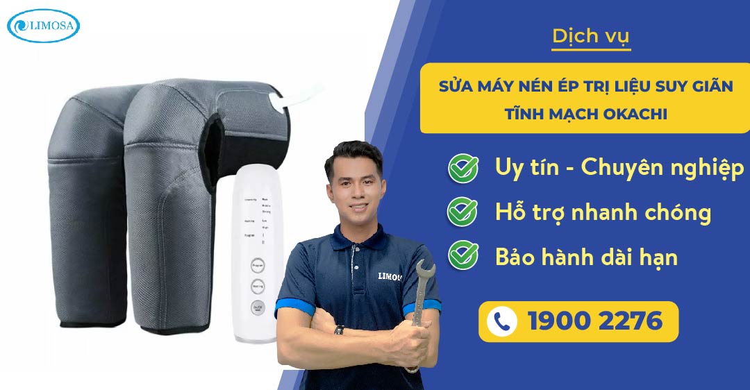 sửa máy nén ép trị liệu suy giãn tĩnh mạch Okachia Limosa
