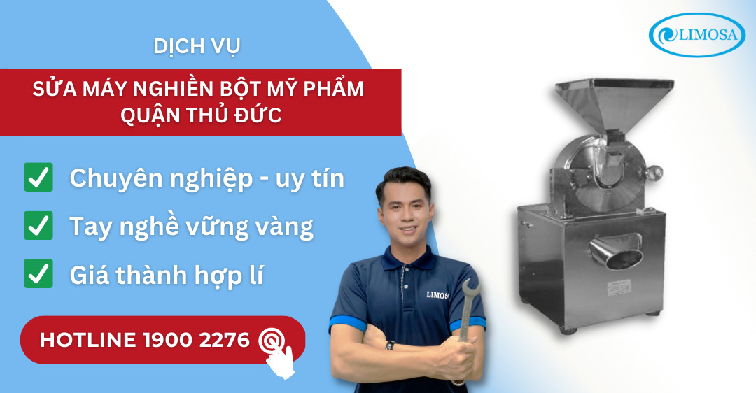 Sửa Máy Nghiền Bột Mỹ Phẩm Quận Thủ Đức Limosa
