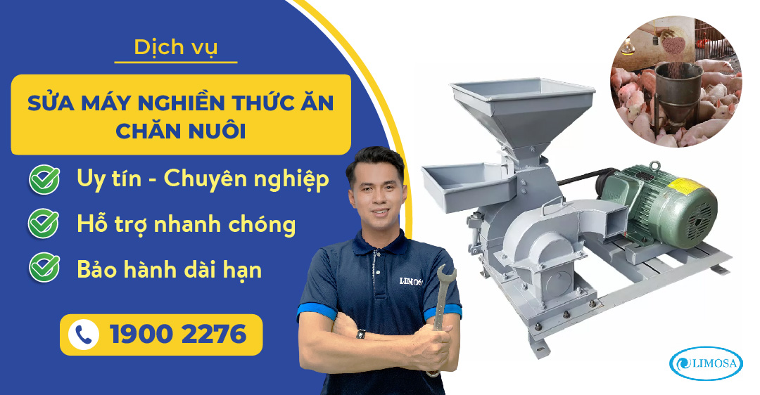 sửa máy nghiền thức ăn chăn nuôi Limosa