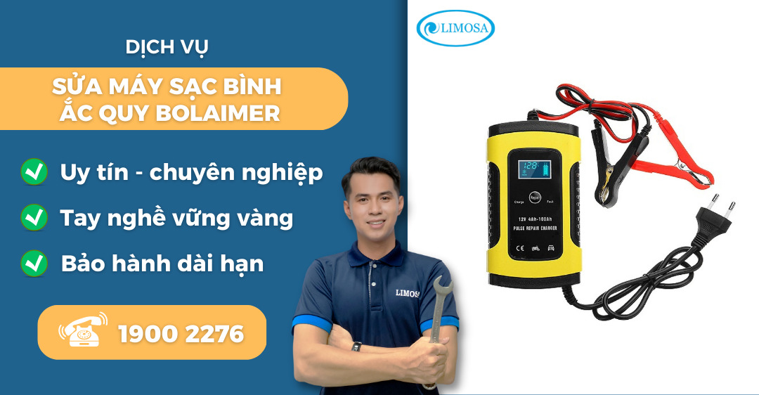 sửa máy sạc bình ắc quy Bolaimer Limosa