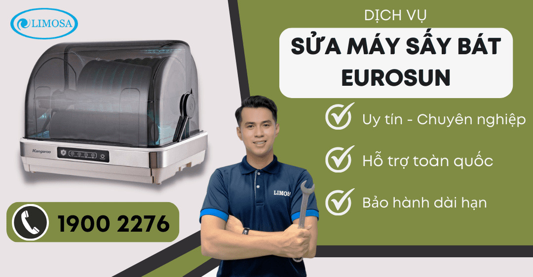 Sửa máy sấy bát eurosun limosa
