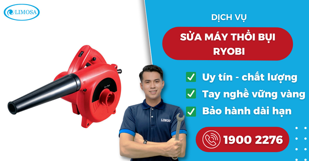 sửa máy thổi bụi Ryobi Limosa