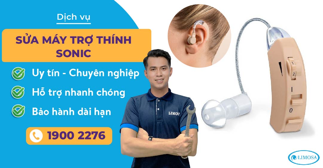 sửa máy trợ thính Sonic Limosa