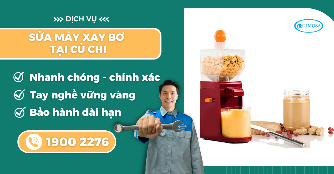 sửa máy xay bơ tại Củ Chi Limosa