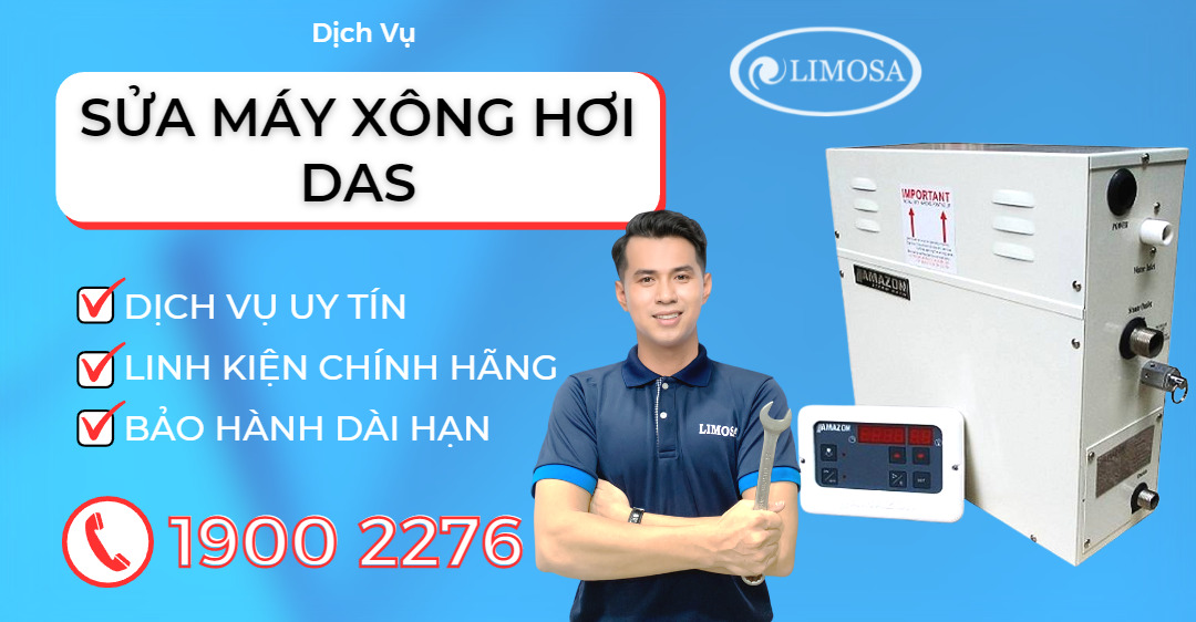 Sửa Máy Xông Hơi Das Limosa