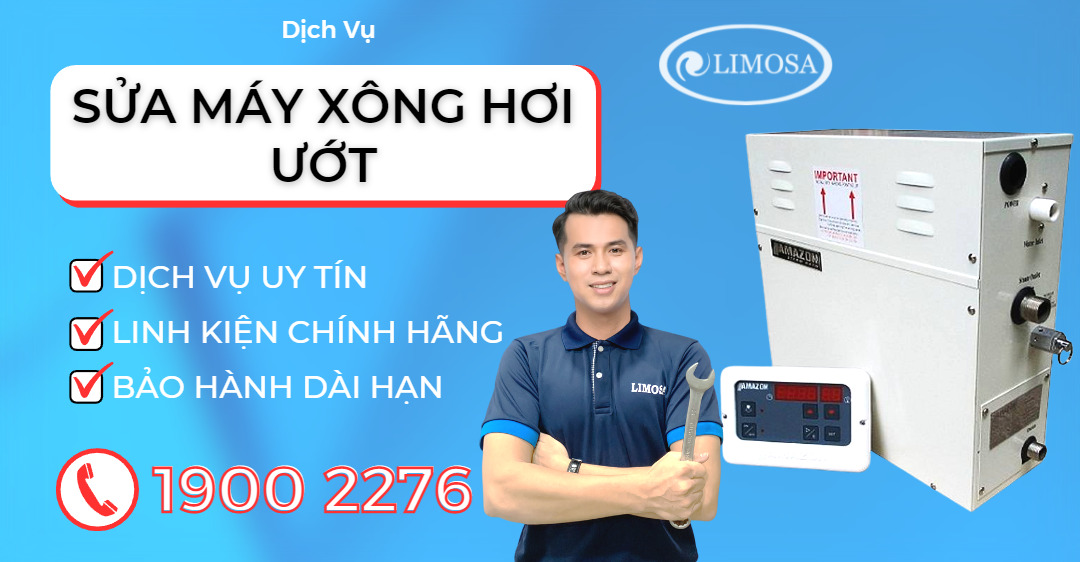 Sửa Máy Xông Hơi Ướt Limosa
