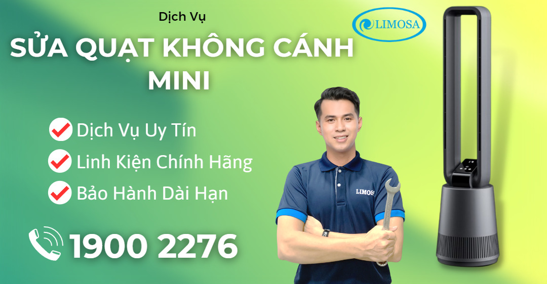 Sửa Quạt Không Cánh Mini Limosa