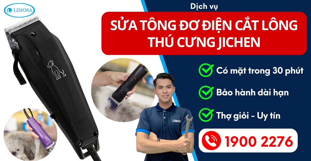 Sửa Tông Đơ Điện Cắt Lông Thú Cưng Jichen Limosa