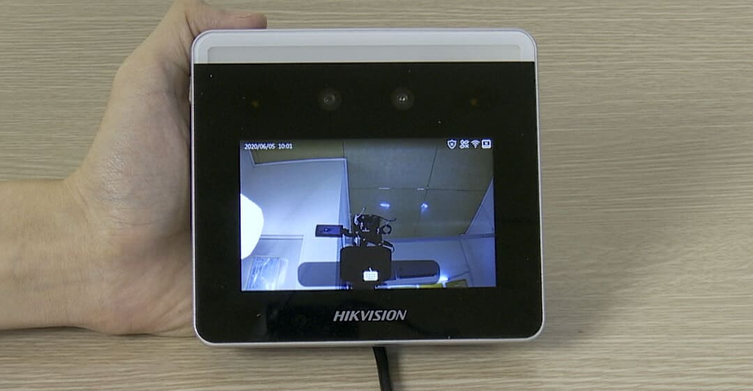 cách cài đặt máy chấm công Hikvision