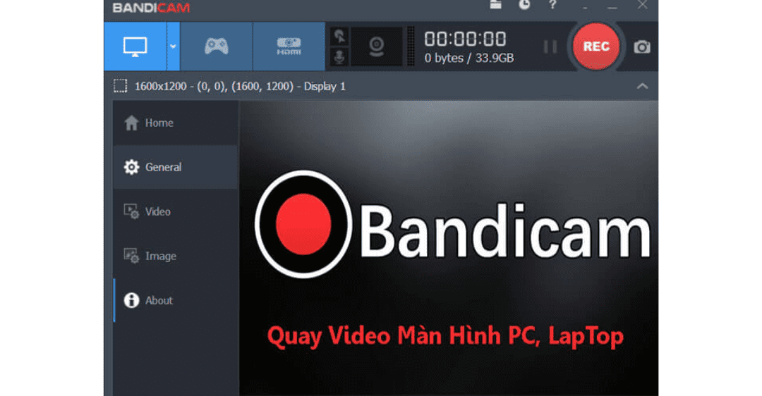 Hướng dẫn sử dụng phần mềm quay màn hình Bandicam