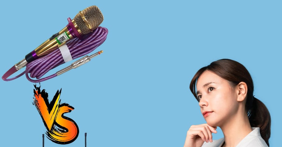 Những điểm khác biệt khi so sánh micro có dây và không dây