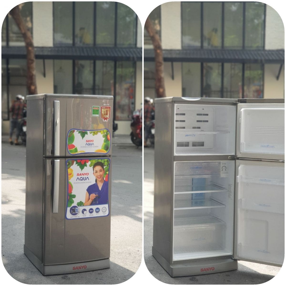 So sánh tủ lạnh Toshiba và Sanyo