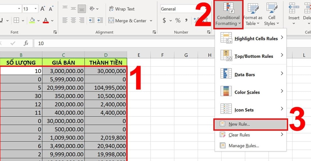 cách ẩn công thức trong Excel 2013