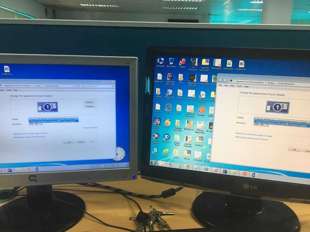 Cách kết nối 2 màn hình máy tính win 10