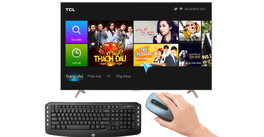 cách kết nối chuột và bàn phím với tivi LG