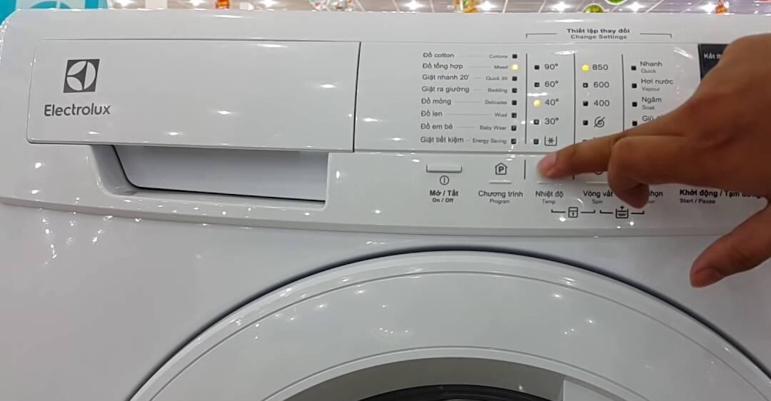 cách sử dụng chế độ giặt ngâm