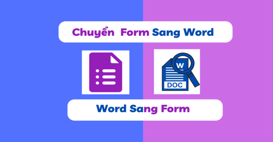 Giới thiệu về việc chuyển từ Google biểu mẫu sang Word
