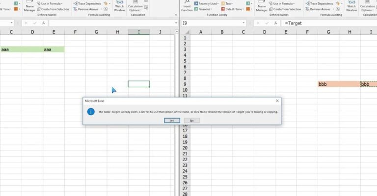 Cách khắc phục lỗi name conflict trong excel thành công 100%