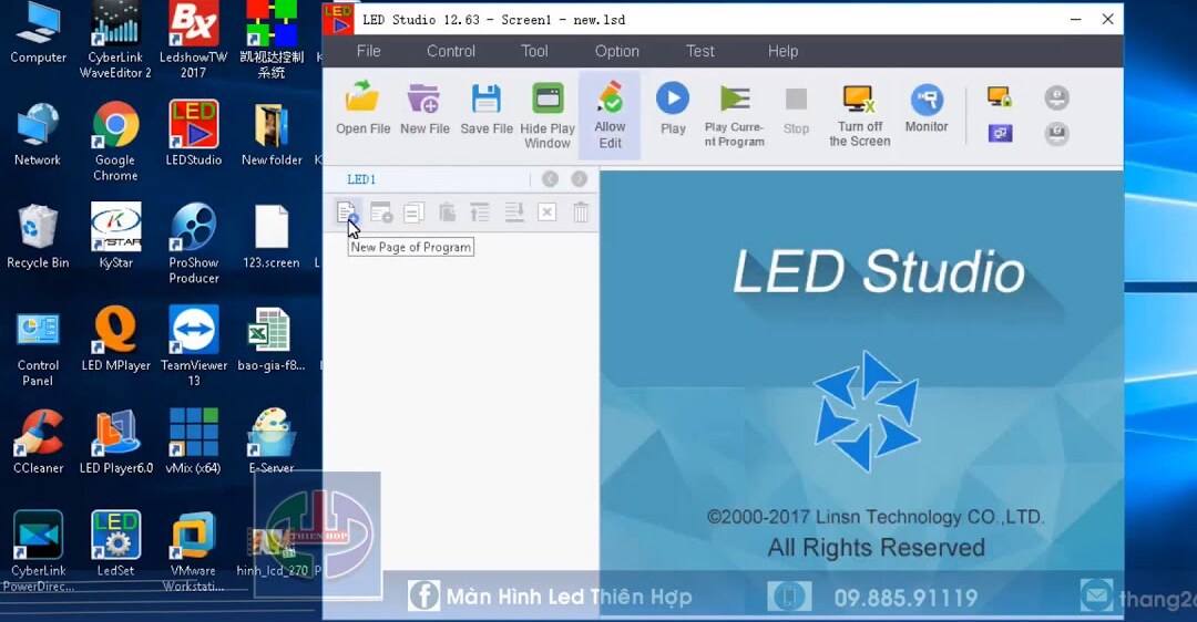 3. Hướng dẫn cách sử dụng phần mềm Led Studio