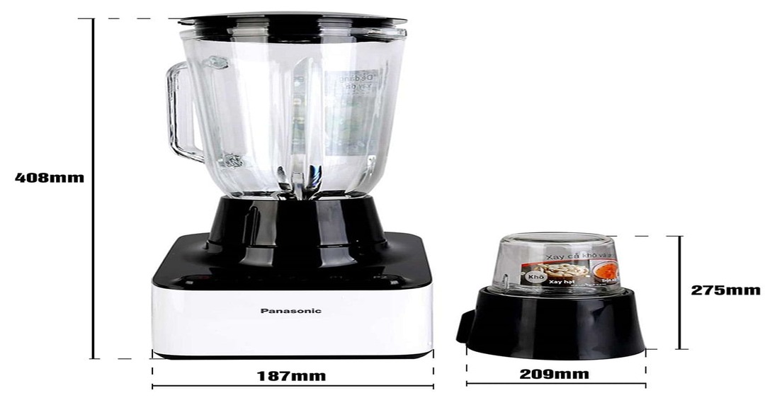 1. Hướng dẫn cách sử dụng máy xay sinh tố Panasonic chi tiết