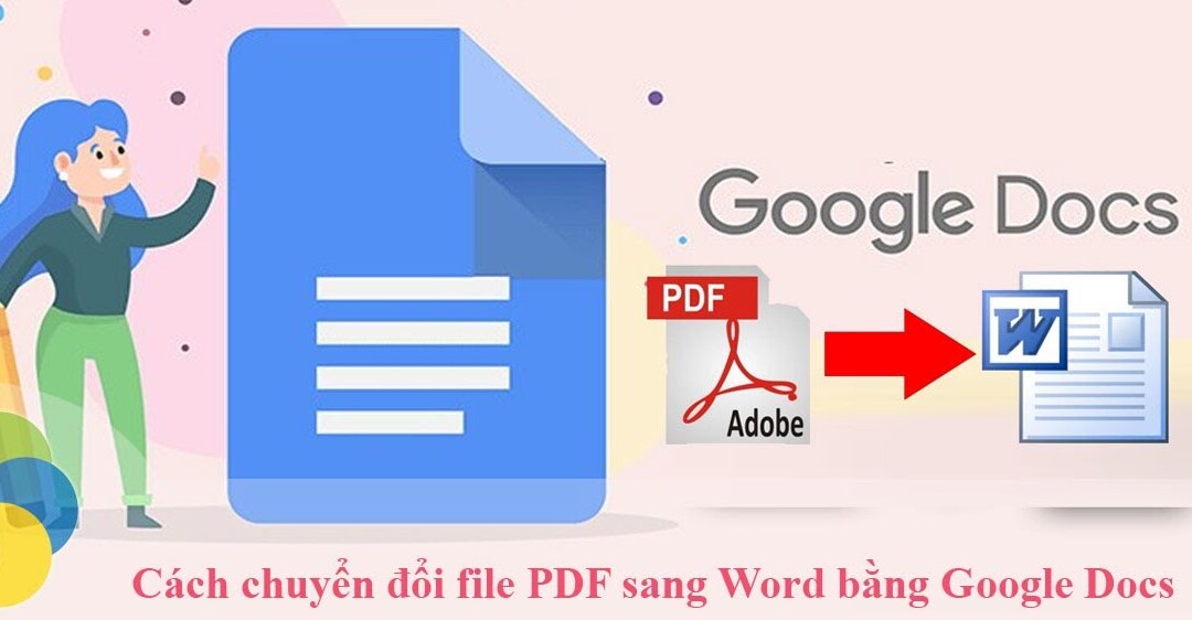 cách chuyển file PDF sang Word bằng Google Docs