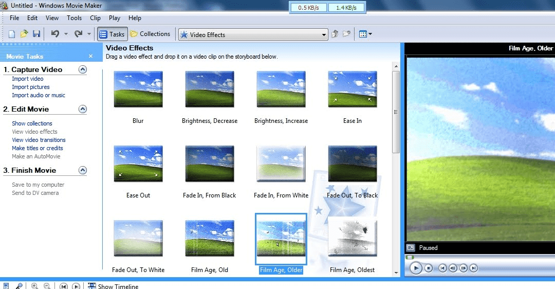 phần mềm windows movie maker