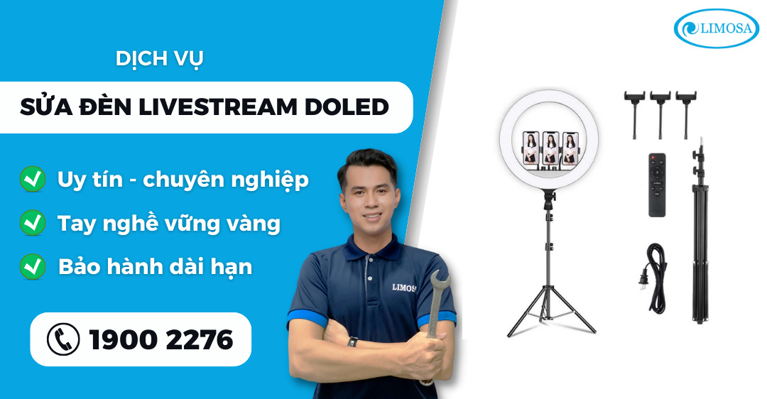 sửa đèn livestream Dolded Limosa