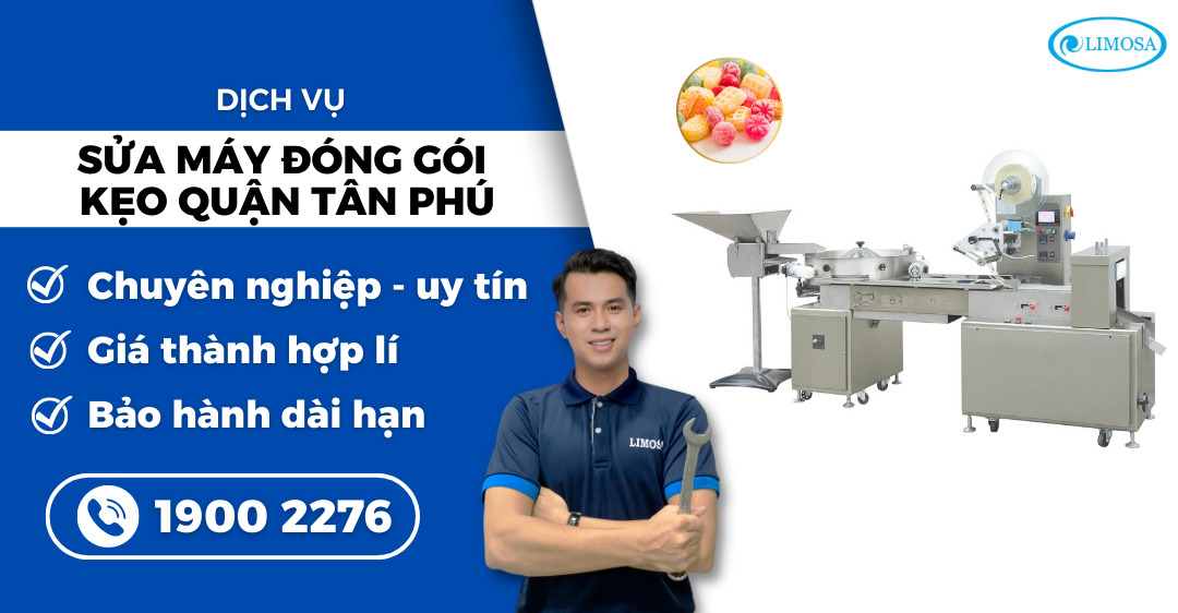 sửa máy đóng gói kẹo quận Tân Phú Limosa