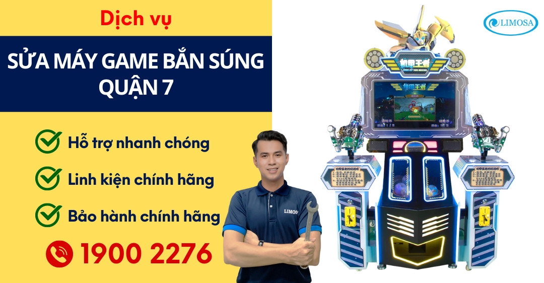 Sửa Máy Game Bắn Súng Quận 7 Limosa