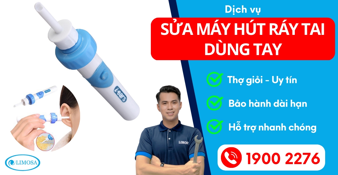 Sửa Máy Hút Ráy Tai Dùng Tay Limosa