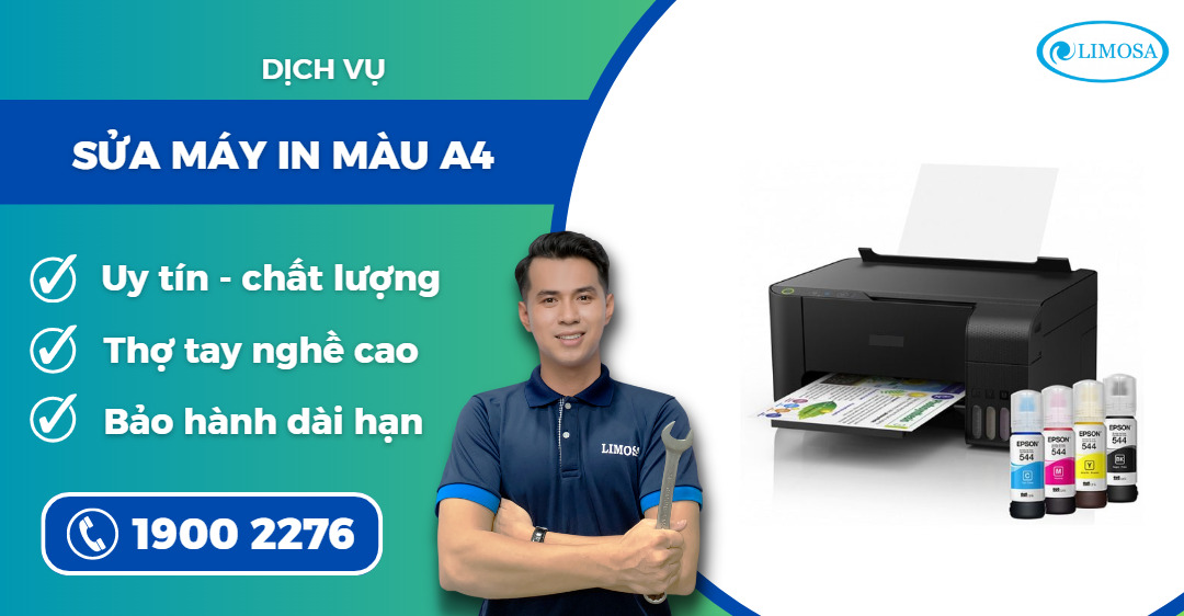 sửa máy in màu A4 Limosa