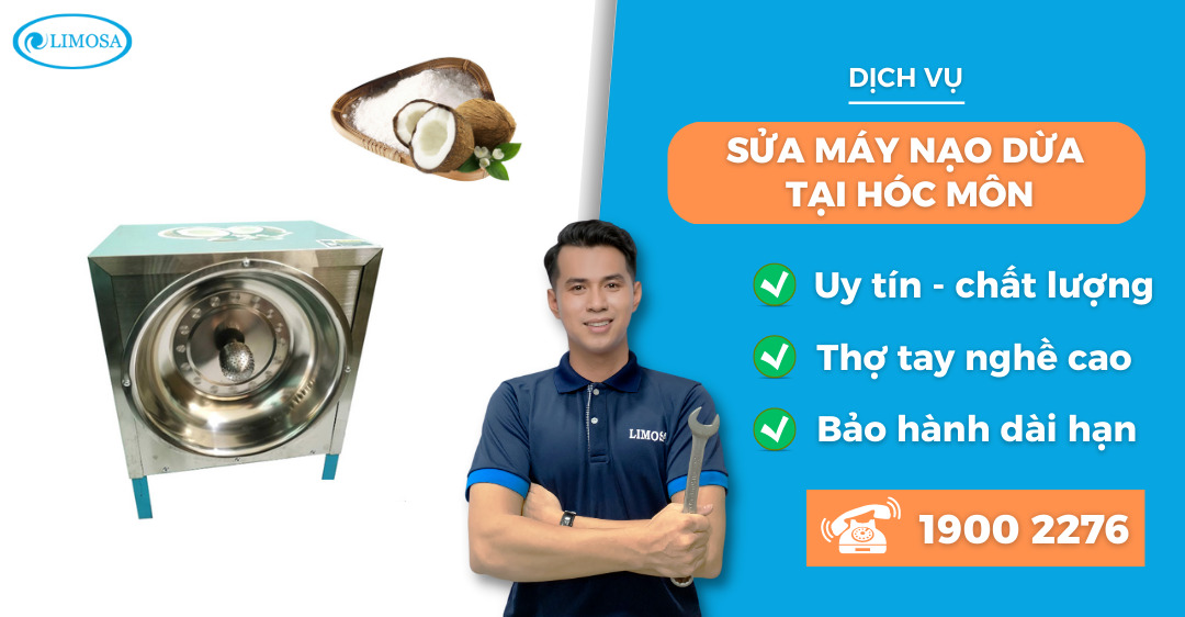 sửa máy nạo dừa tại Hóc Môn Limosa
