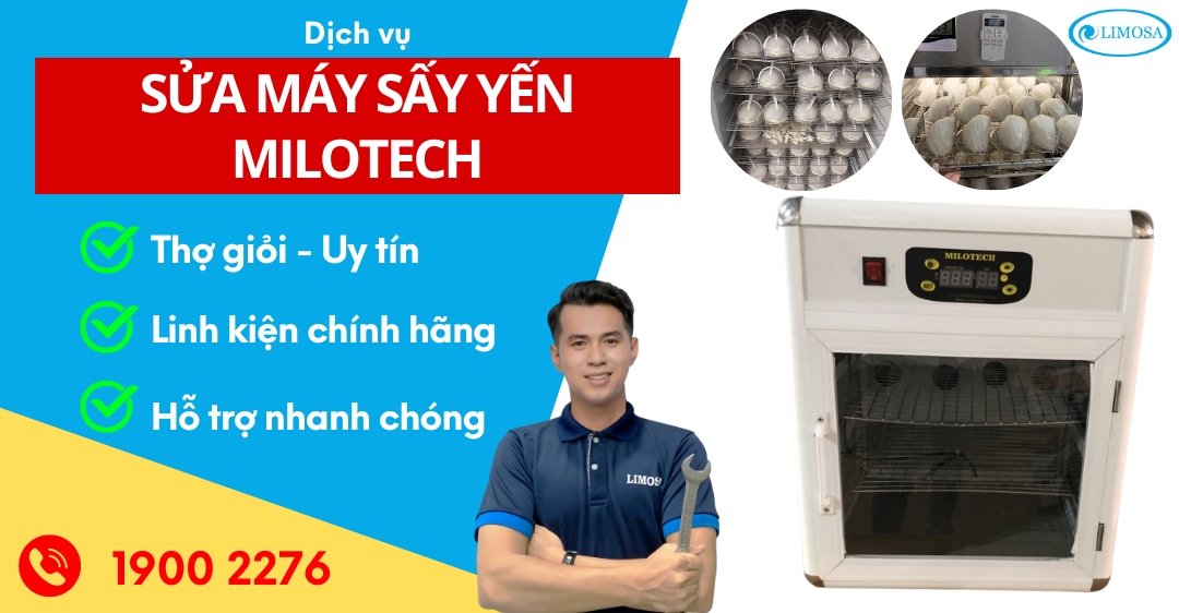 Sửa Máy Sấy Yến Milotech Limosa