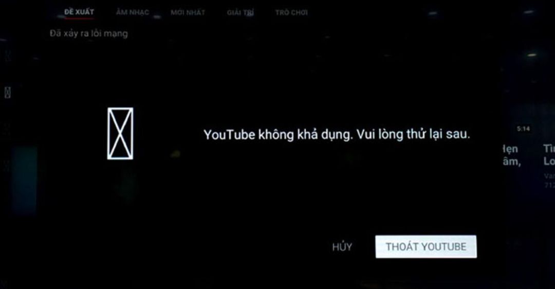 tại sao không đăng nhập được youtube