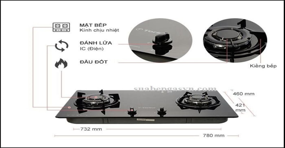 Cách lắp đặt bếp gas Torino