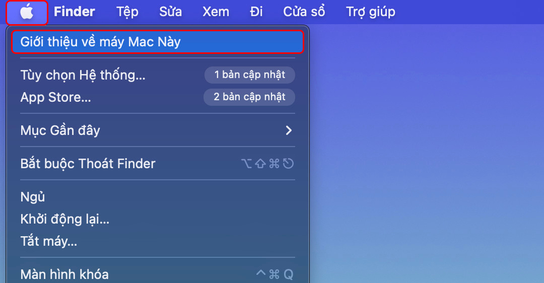 Cách tìm số seri của MacBook