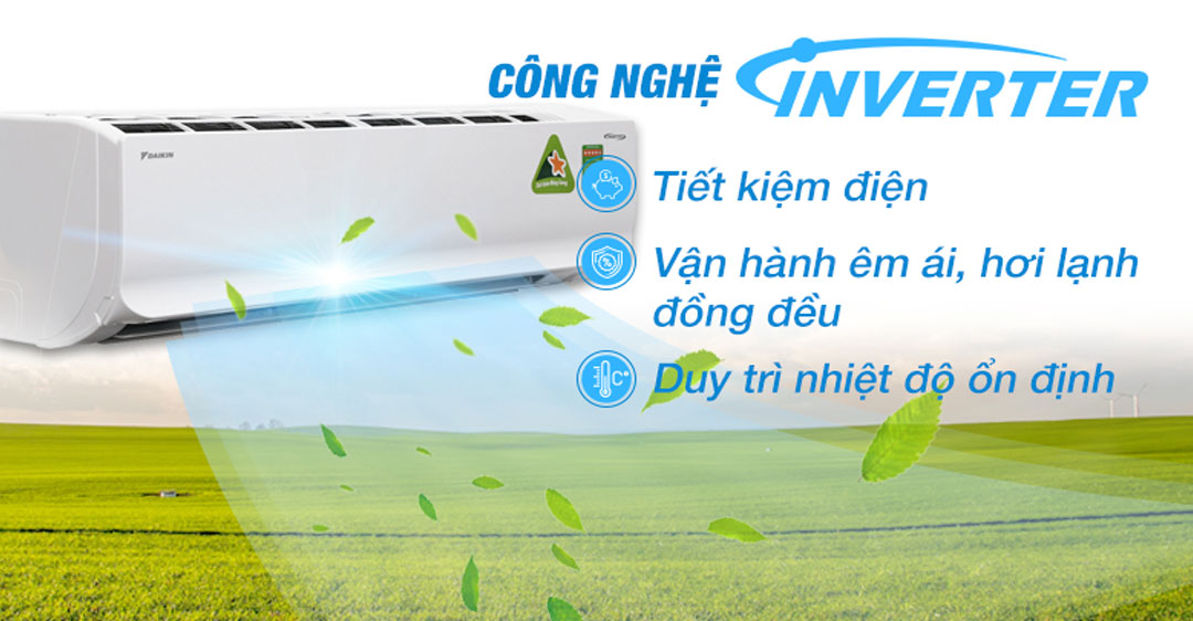 Công nghệ Inverter trên điều hòa Daikin