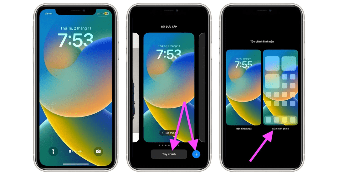 Hướng dẫn cách thay màn hình khóa trên iOS 16