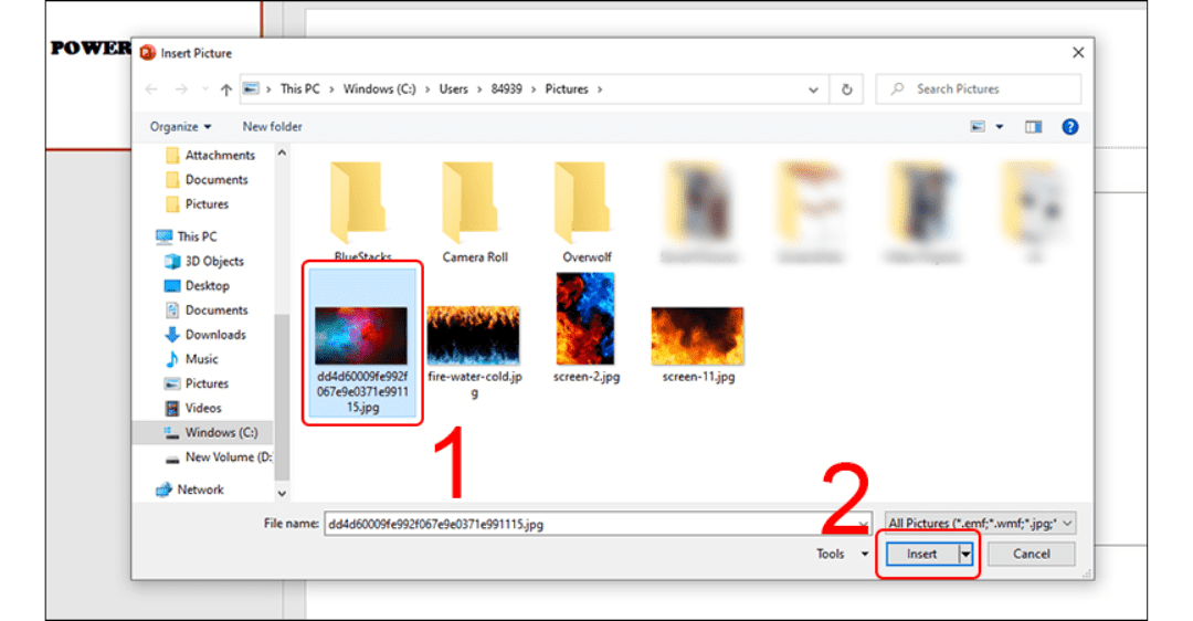 Hướng dẫn lồng ghép ảnh vào chữ trong PowerPoint