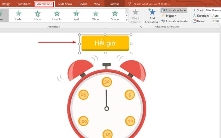 Cách tạo đồng hồ kim và đồng hồ cát trong Powerpoint