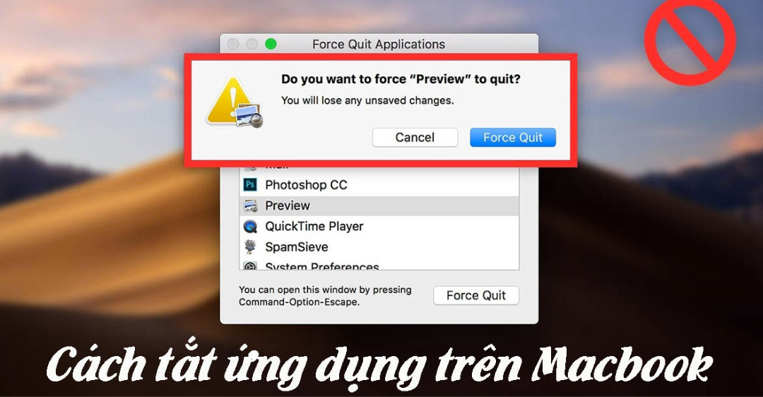 Cách tắt ứng dụng trên macbook khi không sử dụng đơn giản