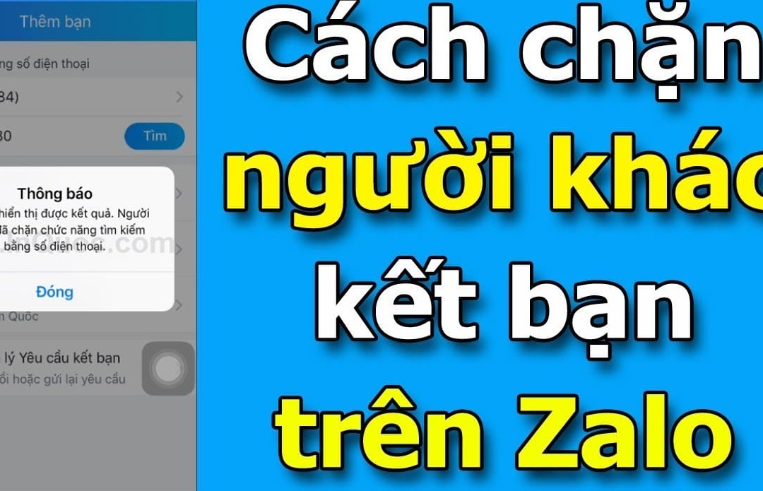 Cách chặn kết bạn trên Zalo