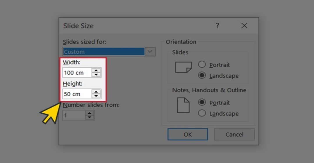 cách chỉnh tỉ lệ và kích thước slide Powerpoint