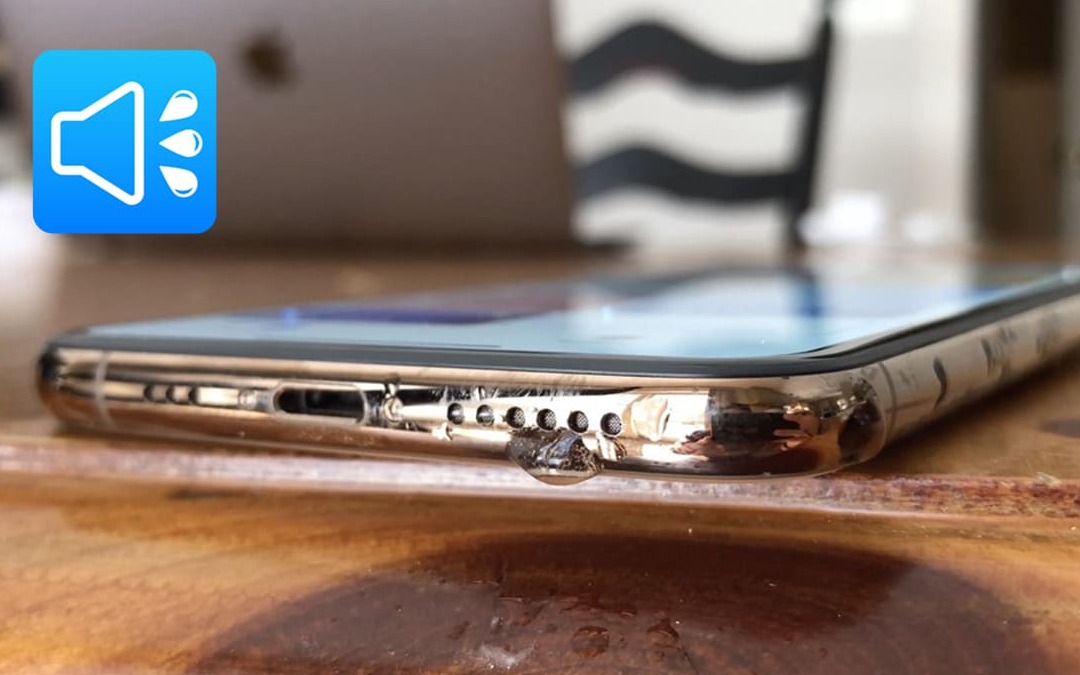 Cách đẩy nước ra khỏi loa ngoài iphone